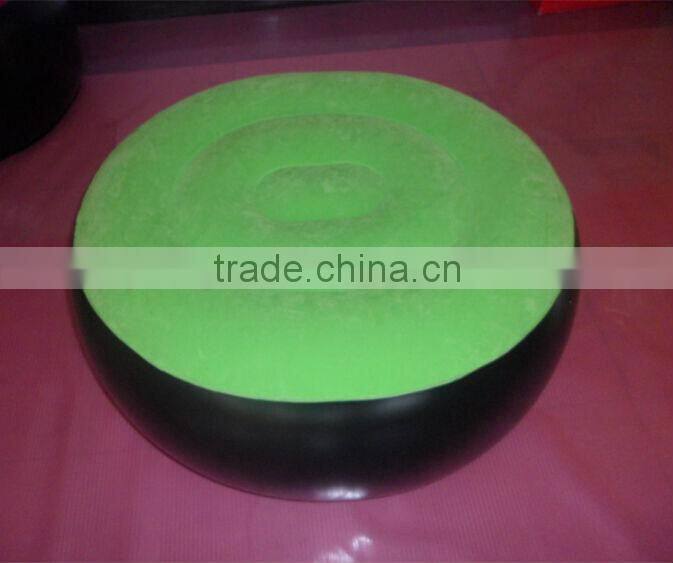 PVC Inflatable sofa in flock PVC