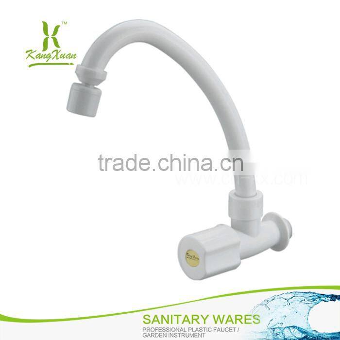 Wall Mounted Kitchen Single Handle Plastic Taps