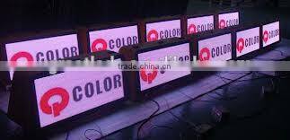 Led lighted sign taxi 3G wireless 12 V banner led sign board