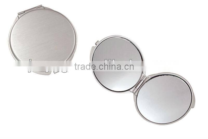 2015 wholesale blank metal compact mirror