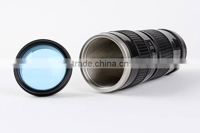 Small Black 3rd Generation Stainless Steel Camera Lens Cup for Canon 70-200MM