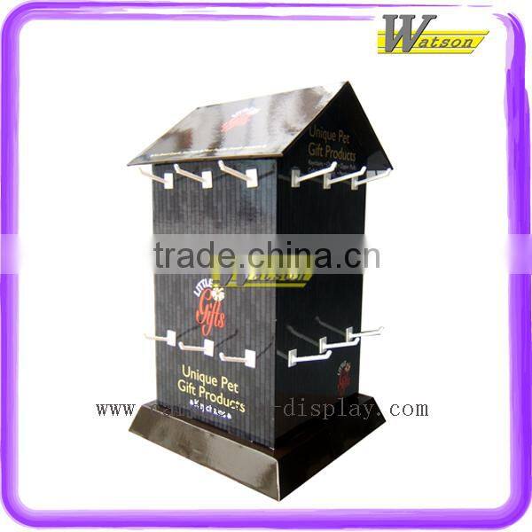 Supermarket Promotion Dump Bin Cardboard Newspaper Display Stand