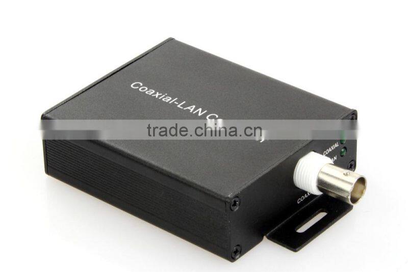 Good performance 10/100M fast Ethernet over Coaxial with 1 BNC connector