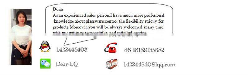 2016 hot sale glass jar with decal