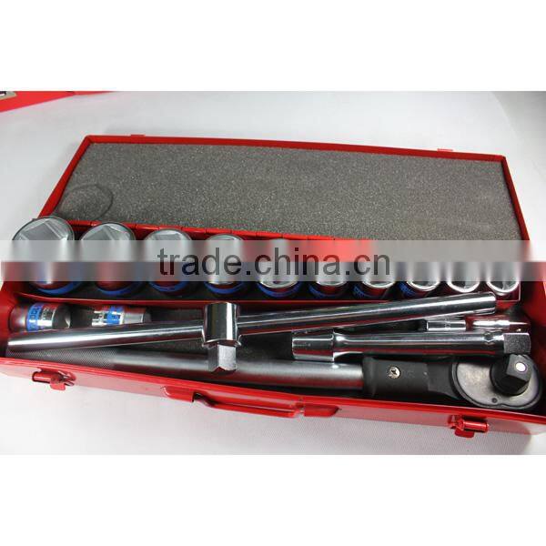 16PCS 3/4" metal box socket set 5516AAM-A KING TOOLS Professional Auto Repair