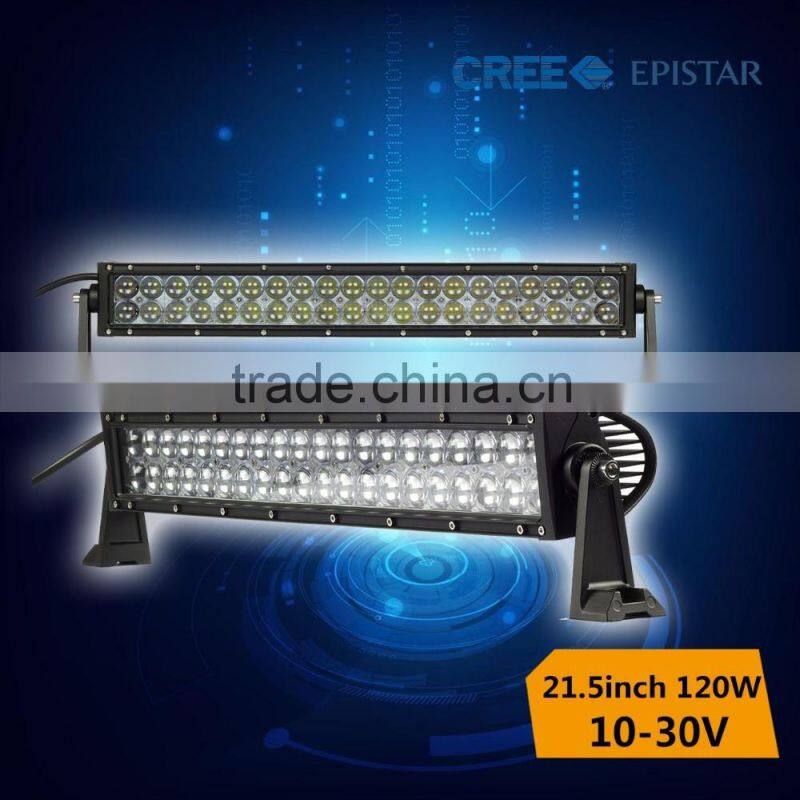 wholesale 120w 12v 21.5 inch 4d led light bar driving on off road 4x4