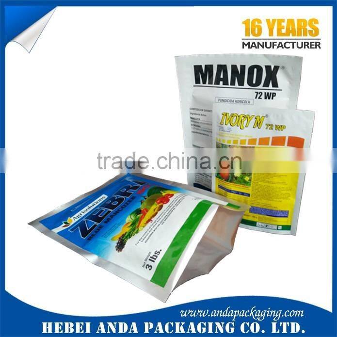 fresh vegetable and fruit seeds plastic packaging bag/fertilizer plastic sachet/stand up pouch
