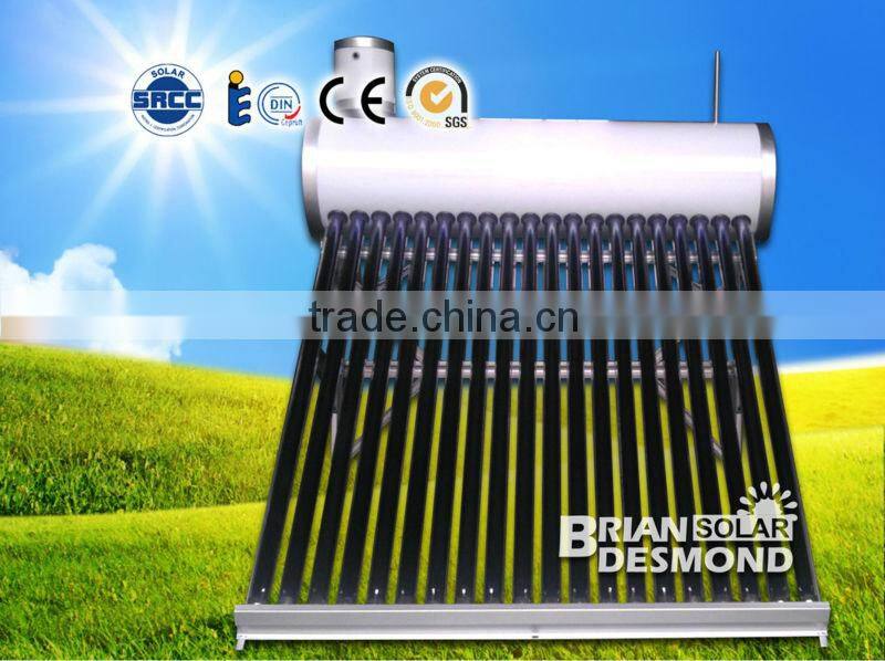 Perfect After-sale Service Homemade Non-pressurized Solar Water Heater