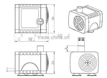 High Performance Submersible 12V DC Water Pump