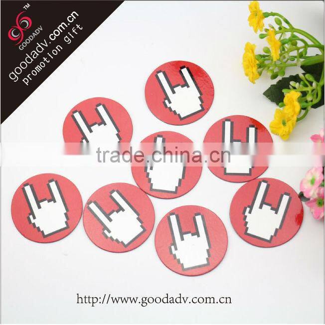 2014 Wholesale logo printing attractive fridge magnets