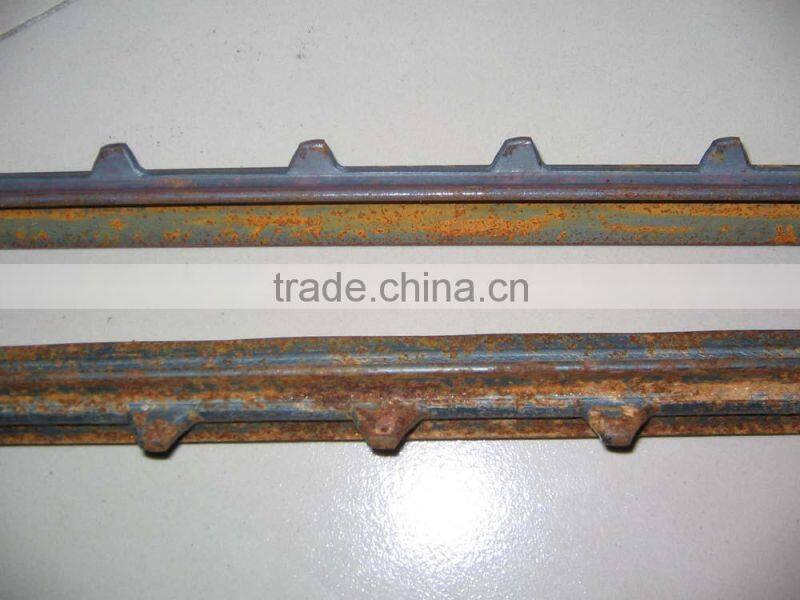 American farm metal fence T-post