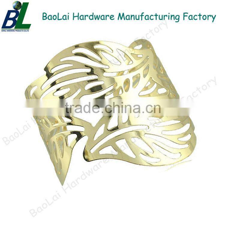 High end metal fake gold bangle for young girls