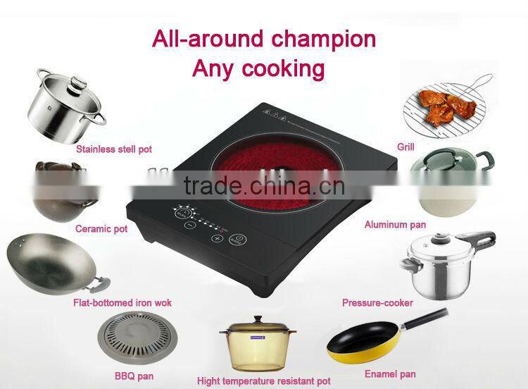 No electromagnetic radiation 2000W gel stove heating radiator ceramic cookware