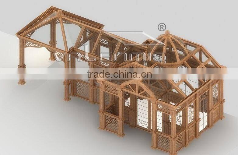 Classical design aluminum sunroom/garden greenhouse profile