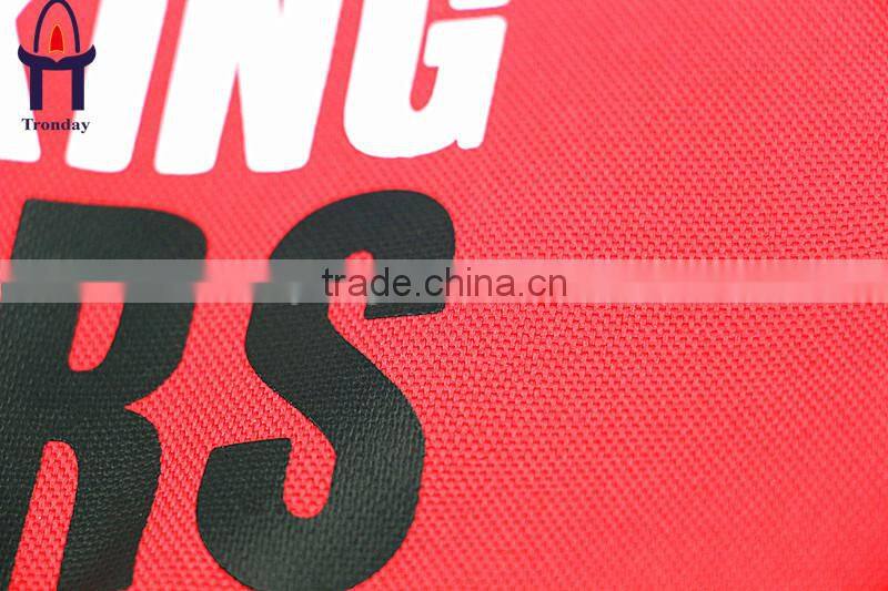 Personalized printing red 600D insulated cooler bag