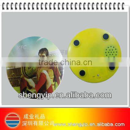 round blue musical cup coasters