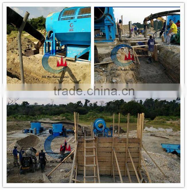 Better sales gold mining machine,trommel scrubber for clay gold mine