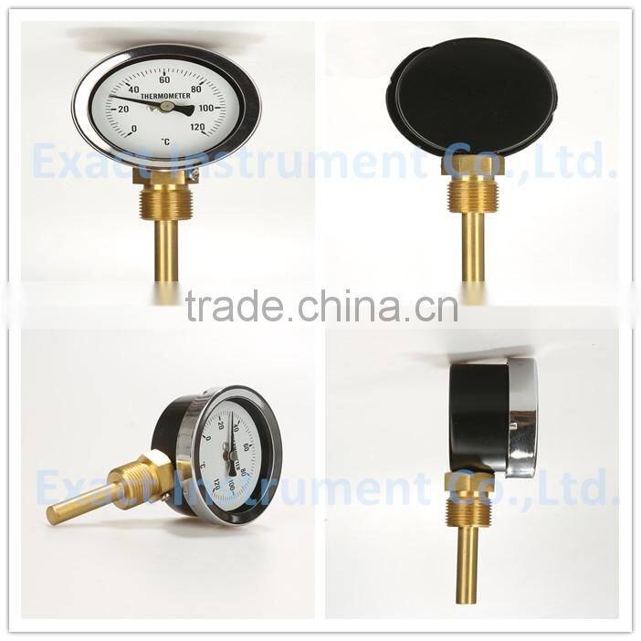 Painted Steel Bottom Hot Water Bimetal Thermometer