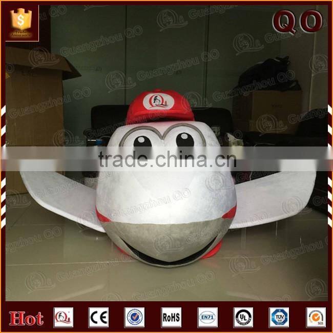 China suppliers airplane costume big head costume character mascot