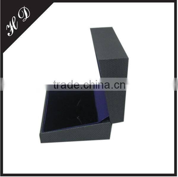 Cheap Black Paper Cufflink Box