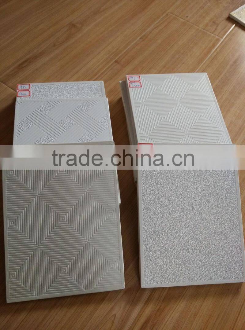 high quality pvc laminated gypsum ceiling tiles factory direct sale