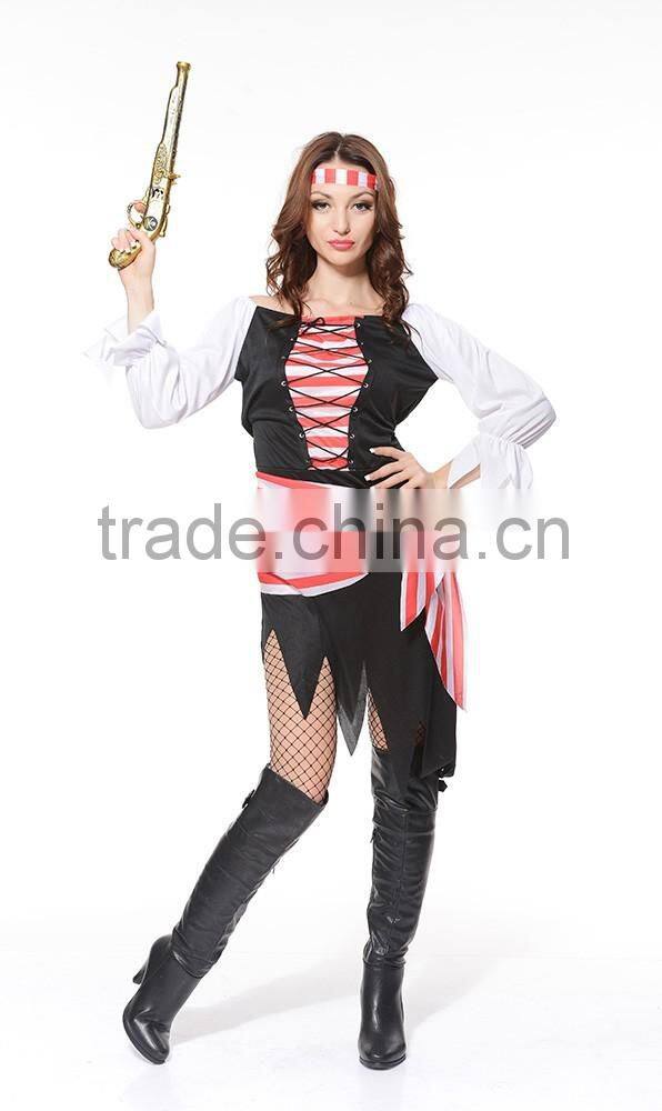 New Design Cool Halloween Women Pirate Costume