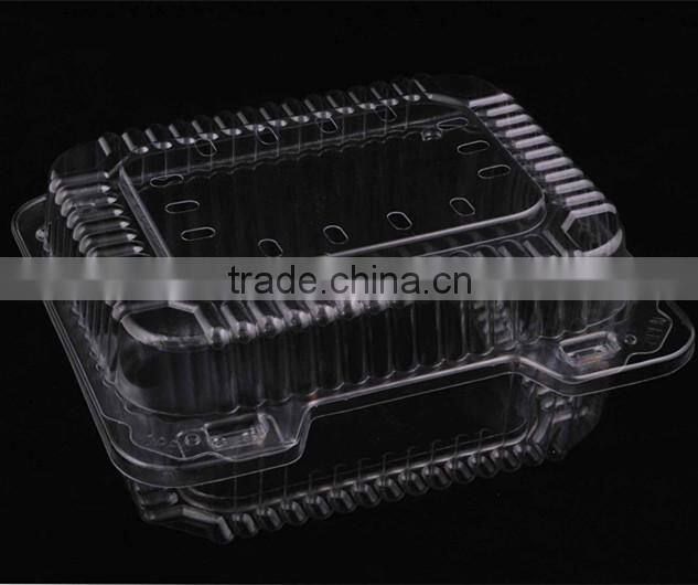 2015 best selling plastic clear strawberry packaging box