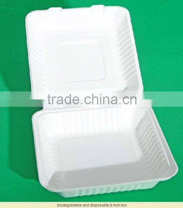 100% Eco-friendly biodegradable food box made from sugarcane