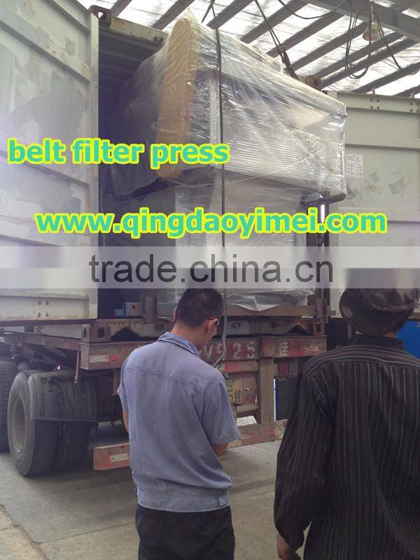 high efficient belt filter press for sludge dewatering machine