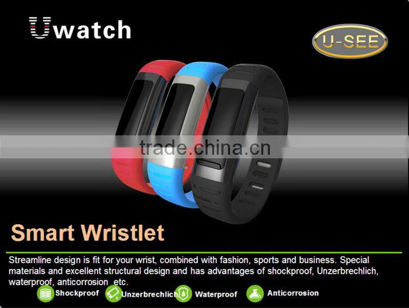 U9 Uwatch 2014 New Smart pedometer watch ,watch with pedometer with step counter