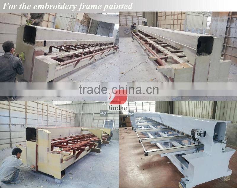 High speed computer sequin embroidery machine of 24 heads