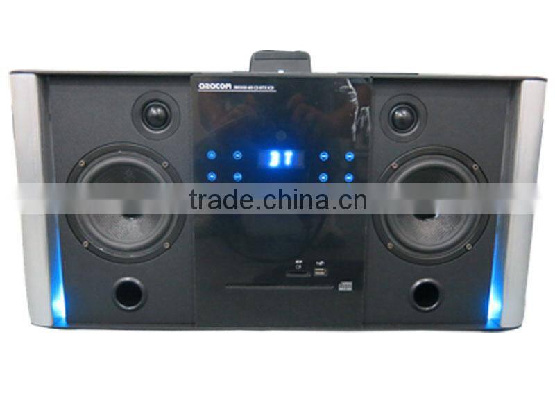 hot selling hifi audio system loud bass speaker with CE ROHS FCC SD Card Slot with MP3 Playback speaker