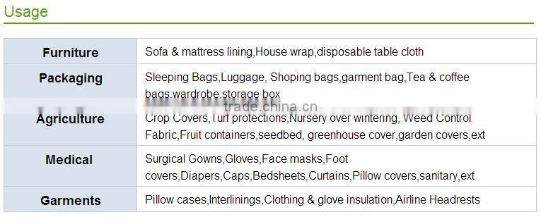 150g Agriculture PP nonwoven fabrics for winter protect plant cover greenhouse & Weed control