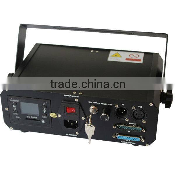 500MW 3D rgb laser projector disco stage light SD,ILDA