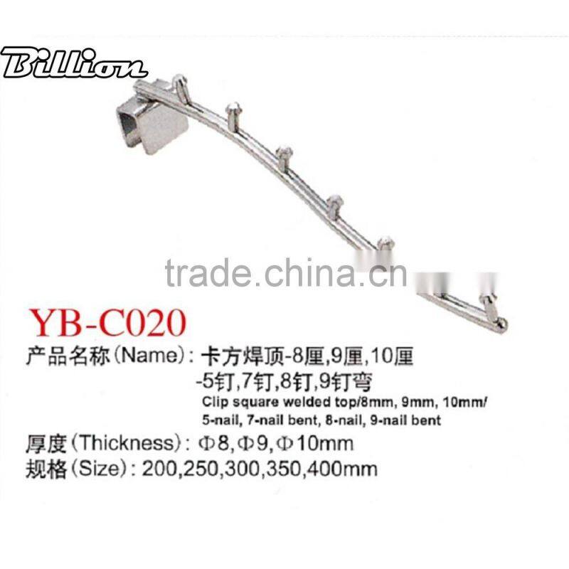 hot!!!crossbar bar display nail hook bar hanging hook clothes hook