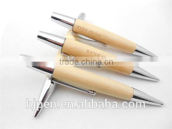 2014 Popular New Design Wood Ball Pen
