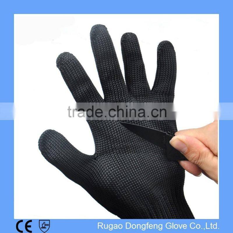 EN388 Stainless Steel Wire Mesh Cut Resistant Mechanic Gloves Level 5 Protection