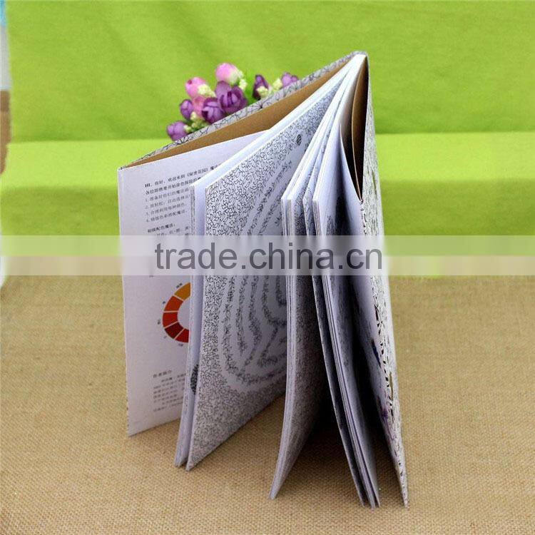 2015 Hot Sale Korean Secret Garden Decompression Hand-painted Coloring Book