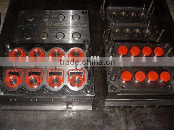 Hot Runner System Injection Plastic Cap Mould