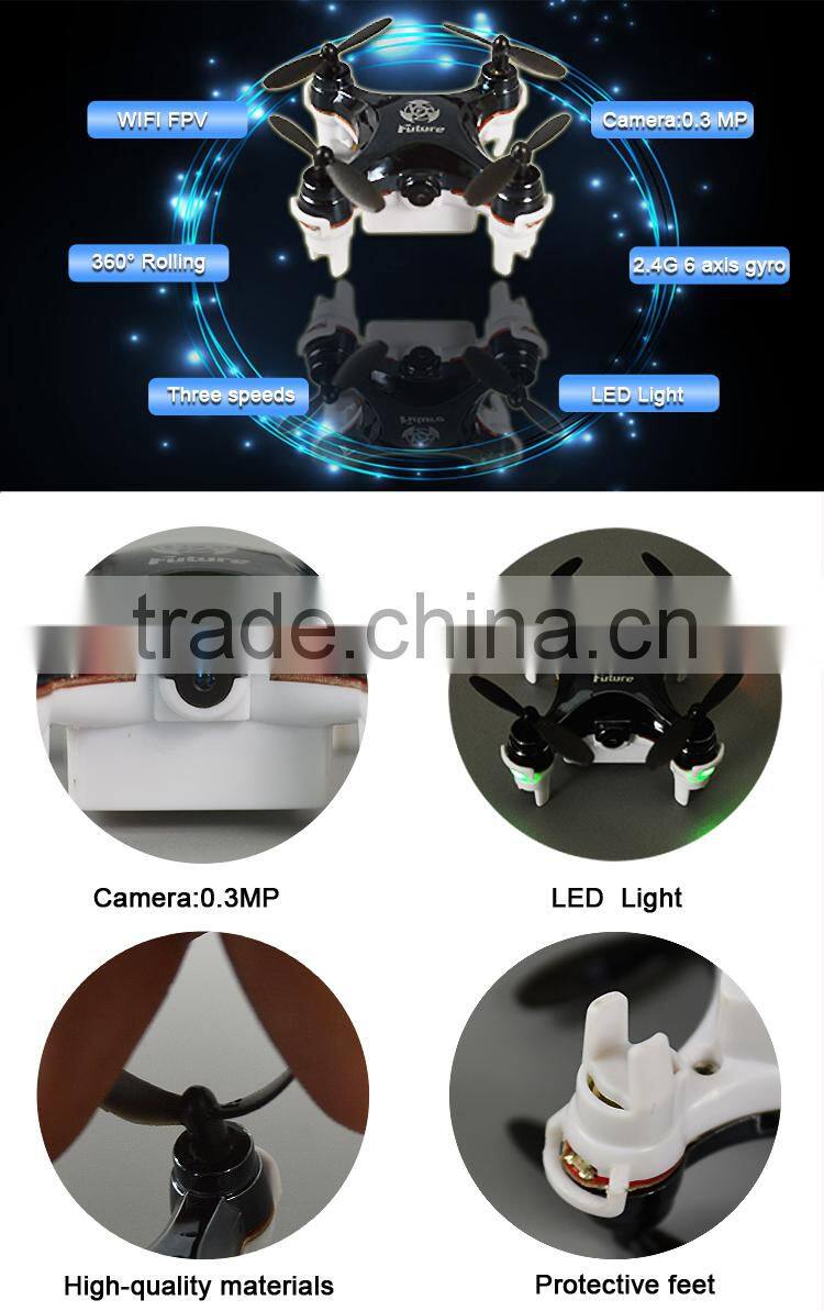 Newest 4.4cm 2.4G WIFI mini quadcopter with camera