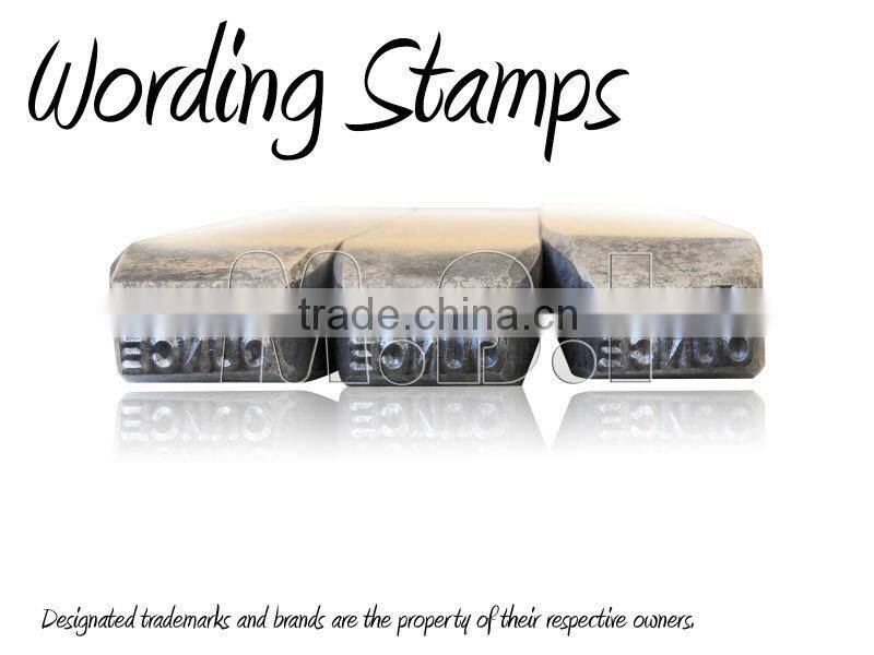 Metal Stamps, Logo Stamps, Leather Stamps