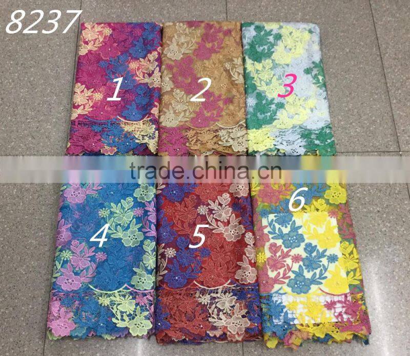 nice sequins cupion lace heavy african voile lace