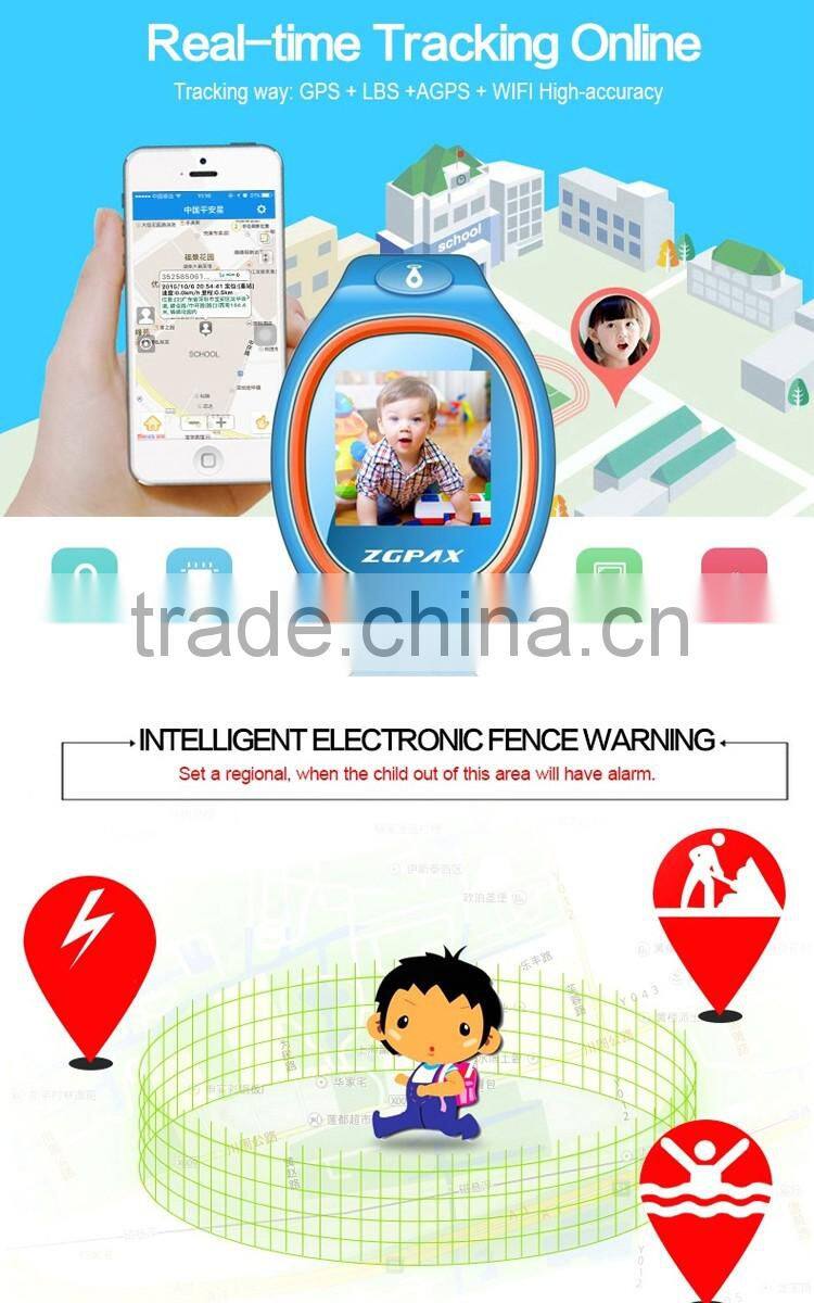 Kids GPS tracker Smart Watch with SOS GPS LBS WIFI Bluetooth Positioning Life Waterproof for Android IOS