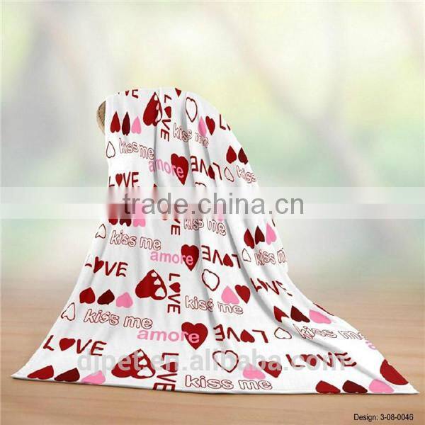 double sided polar fleece blanket