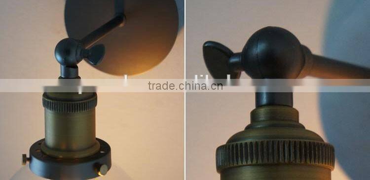 hot sale RH creative Edison light Hemicycle Glass lamp II Ceiling light or wall light