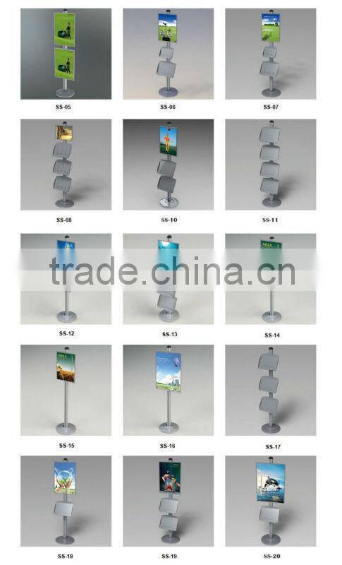 Floorstanding Metal display rack