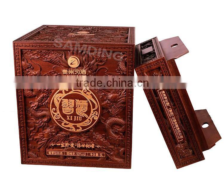 laser engraving wooden box