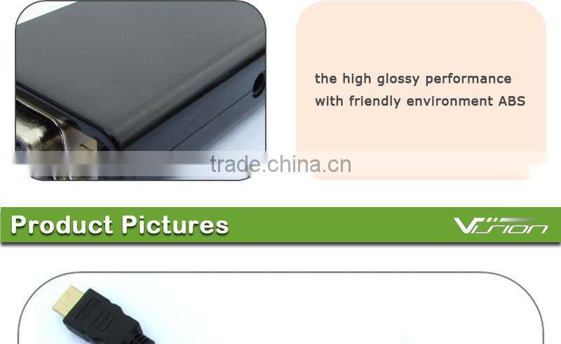 HDMI Male to VGA HD-15 15 Pin Male Adapter Cable Cord for DVD HDTV