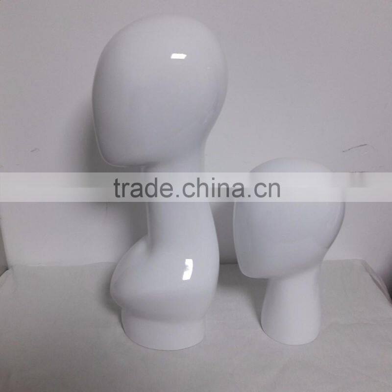 Display Head Long display head fiberglass head foam head mannequin head