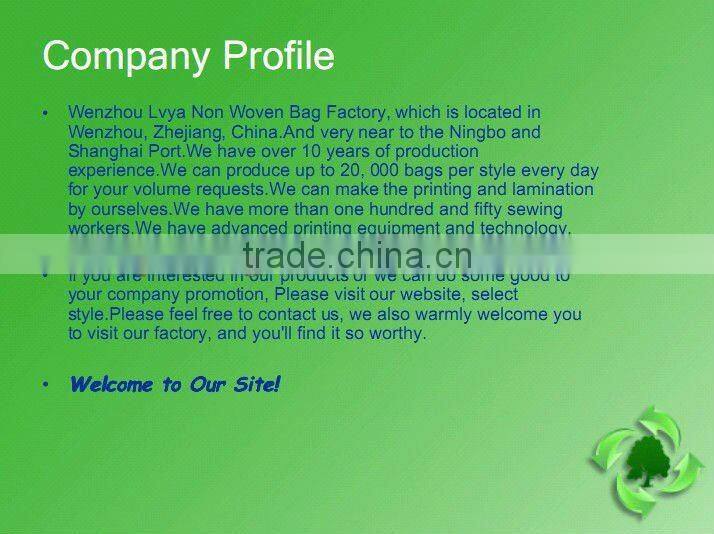 punch non woven shirts bag